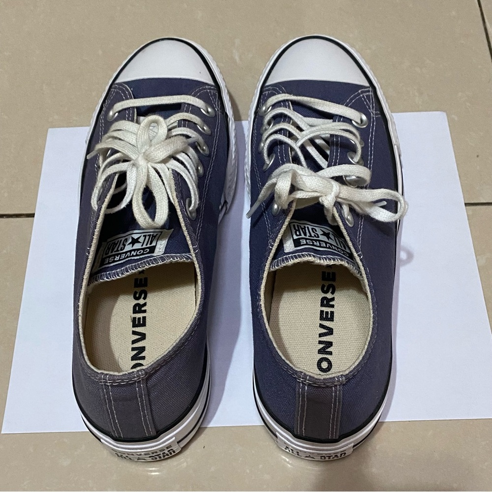 Converse All Star Platform Navy Blue Sneakers
